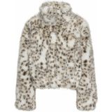 Only Janıs Lıfe Faux Fur Leo Kadın Ceket 15350369 - Bej - XS
