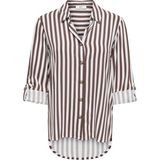 Only Jdy Bayan Çizgili Viskon Gömlek 15329311 - XS - Kahve
