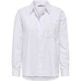 Only Jdy Bayan Uzun Kol Cepli Gömlek 15368296 - S - Beyaz