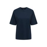 ONLY JDY Kadın Yuvarlak Yaka T-Shirt, Lacivert, M Beden