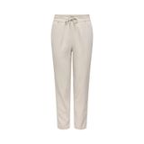 ONLY Kadın Bej Onlcaro-Poptrash Easy Linen Pantolon, XS Beden