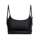 ONLY Kadın Bikini Üstü ONLAMALFI PEEK-A-BOO BIKINI TOP S Siyah