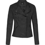 Only Kadın Ceket Onlava Faux Leather Biker Otw Noos - 36 - Siyah