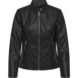Only Kadın Deri Ceket Onlmelisa Faux Leather Jacket cc Otw - Siyah