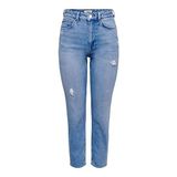 ONLY Kadın High Waist Jeans ONLEMILY, mavi (Light Blue Denim), 25W / 30L