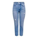 ONLY Kadın High Waist Jeans ONLEMILY, mavi (Light Blue Denim), 27W / 32L