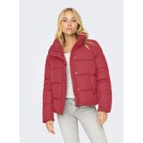 ONLY Kadın Kırmızı Puffer Mont, ONLNEWCOOL PUFFER JACKET OTW NOOS, S Beden