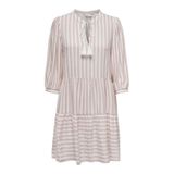 ONLY Kadın Kısa Elbise ONLKAYA 3/4 PUFF SHORT DRESS WVN NOOS Kirli Beyaz M