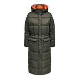 ONLY Kadın Mantosu Uzun Puffer, Kalamata/Detay: astar. Trabzon hurması turuncu, M
