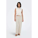 Only Kadın Minimalist Keten Bol Paça Pantolon - Rahat Ve Şık