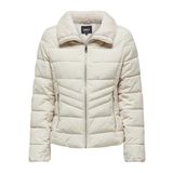 Only Kadın Mont Ekru 15322008 Onlhelen Short Puffer, XS