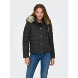 Only Kadın Mont Siyah 15304778 Onlnewluna Quılted Jacket cc Otw - XS