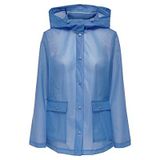 ONLY Kadın Onlacacie Short Rain Ceket, Mavi, S