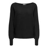 ONLY Kadın ONLADALINE L/S SHORT PULLO KNT NOOS Kazak, Black, S