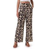 ONLY Kadın Onlalmina Life Palazzo Pants Noos Ptm Kumaş Pantolon, Siyah, 36