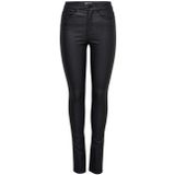 Only Kadın Onlanne K Mid Waist Coated Noos Skinny Jeans Siyah W26/L32 (Üretici Bedeni: XS)