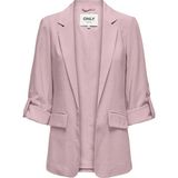 Only Kadın Onlarıs Rahat Kalıp Kolu Katlanabilir Blazer Ceket 15310839 Pudra - 34