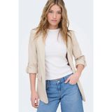 Only Kadın Onlarıs Rahat Kalıp Kolu Katlanabilir Blazer Ceket 15310839 Taş - 38