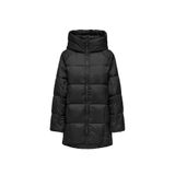 ONLY, Kadın, ONLASTA OVERSIZE PUFFER COAT LIFE CC OTW, Kaban, Siyah, L