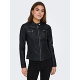 Only Kadın Onlbandıt Faux Leather Bıker Otw Noos Deri Ceket 15081400 Black Şık Tasarım - 36