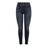 ONLY, Kadın, ONLBLUSH MID SK ANKLE RW DNM DOT245 NOOS, Jean Pantolon, Dark Blue Denim, L