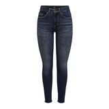 ONLY, Kadın, ONLBLUSH MID SK ANKLE RW DNM DOT245 NOOS, Jean Pantolon, Dark Blue Denim, XS