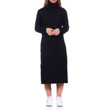 ONLY, Kadın, ONLBRANDIE L/S ROLLNECK DRESS KNT NOOS, Uzun Elbise, Siyah, S