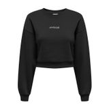 ONLY Kadın ONLDESSA L/S O-NECK SWT Sweatshirt, Siyah, L