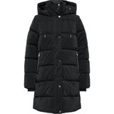 Only Kadın Onldıxıe Kapüşonlu Uzun Şişme Mont 15349120 Siyah