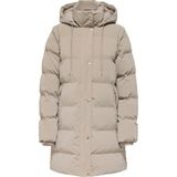 Only Kadın Onldıxıe Kapüşonlu Uzun Şişme Mont 15349120 Taş