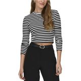 ONLY Kadın ONLELINA L/S CROPPED TOP JRS Tişört, Kirli Beyaz, XS