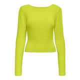 ONLY Kadın ONLELLA PIUMO LS PUFF CC KNT Triko, Yeşil, XS