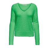 ONLY Kadın ONLELLA PIUMO LS V-NECK KNT Triko, Yeşil, M