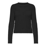 ONLY Kadın Onlemira L/S O-Neck KNT kazak, Siyah, S