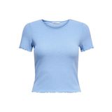 ONLY Kadın Onlemma S/S Short Top Noos JRS T-Shirt, Mavi, S