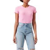 ONLY Kadın Onlemma S/S Short Top Noos JRS T-Shirt, Pembe, M