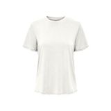 Only Kadın Onlfree Bisiklet Yaka Kısa Kollu T-Shirt 15290959 Ekru S