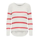 Only Kadın Onlgeena Xo L/S Kazak KNT Noos, Cloud Dancer, S, Cloud Dancer., S