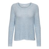 ONLY Kadın ONLGEENA XO L/S KNT NOOS kazak Blau (Cashmere Blue) L