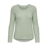ONLY Kadın Onlgeena Xo L/S KNT Noos kazak, Yeşil (Subtle Green), S