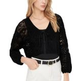 ONLY, Kadın, ONLGEENA XO L/S PULLOVER KNT NOOS, Örme Hırka, Siyah,L