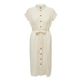 ONLY Kadın Onlhannover S/S Shirt Dress Noos Wvn Elbise, Birch, 36