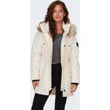 Only Kadın Onlırıs Kapüşonlu Parka 15304625 Krem