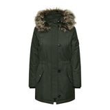 ONLY Kadın Onliris Kürk Kışlık Parka Cc Otw Ceket,Rosin,S,1,Düz,Ceket