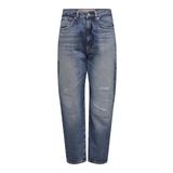 ONLY Kadın Onlirvine Reg Relax Tape ANK DNM Cro Jeans, mavi (medium denim blue), 29W / 32L