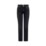 ONLY Kadın ONLJACI MW STRAIGHT BL DNM CRO Jean, Siyah, 31/32
