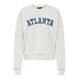 ONLY Kadın Onljolana L/S Glitter O-Neck SWT Sweatshirt, Mıknatıs/Baskı: dakota, M