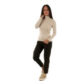ONLY Kadın ONLKAROL L/S ROLLNECK PULLOVER KNT NOOS Triko, Bej, S