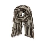 Only Kadın Onllana Desenli Atkı 15299009 Kahverengi