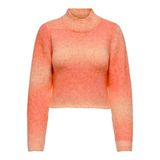 ONLY Kadın ONLLIVA LS HIGHNECK CC KNT Triko, Kırmızı, L